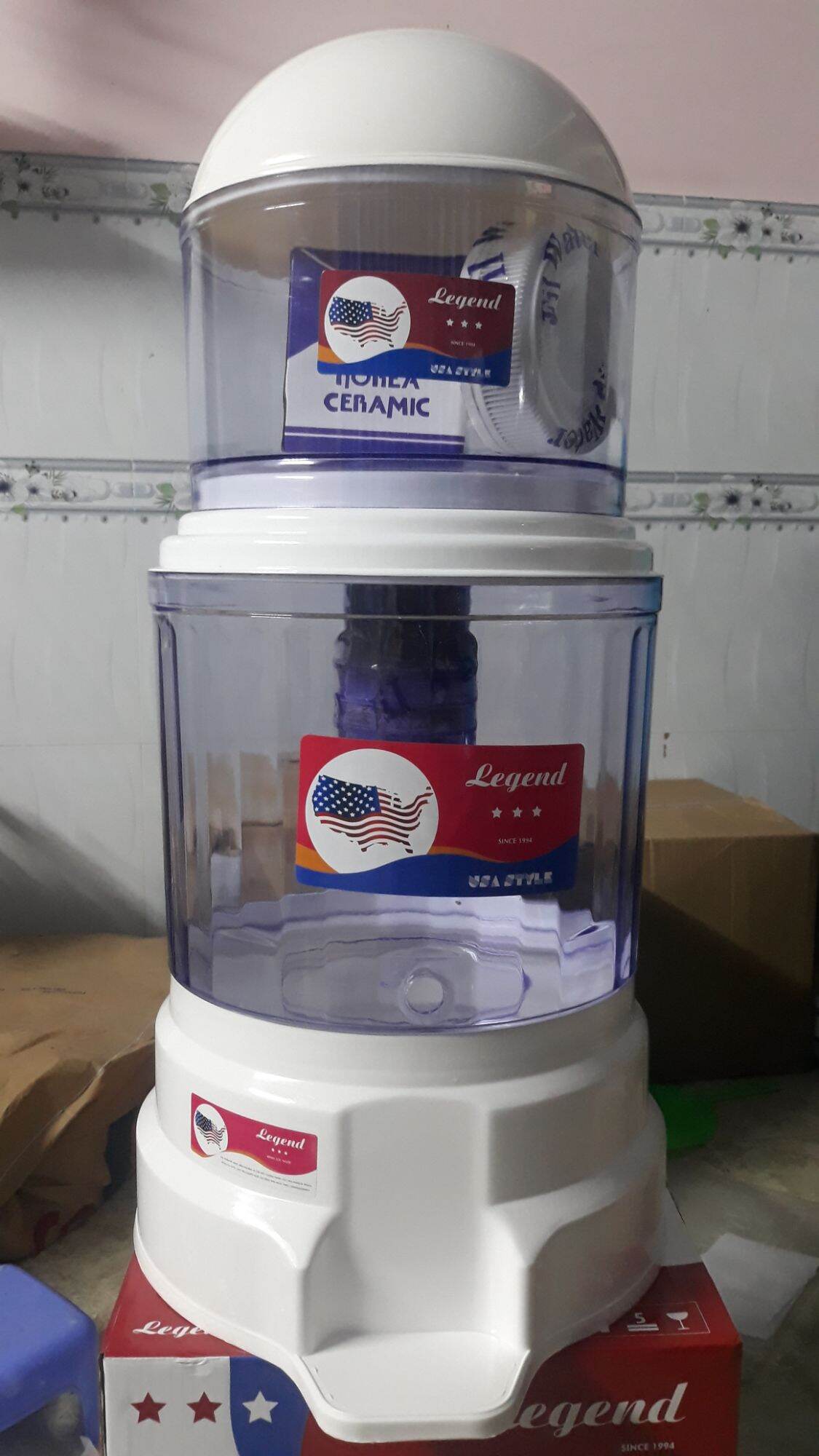 Bình lọc nước cao cấp legend dung tích 23 lít