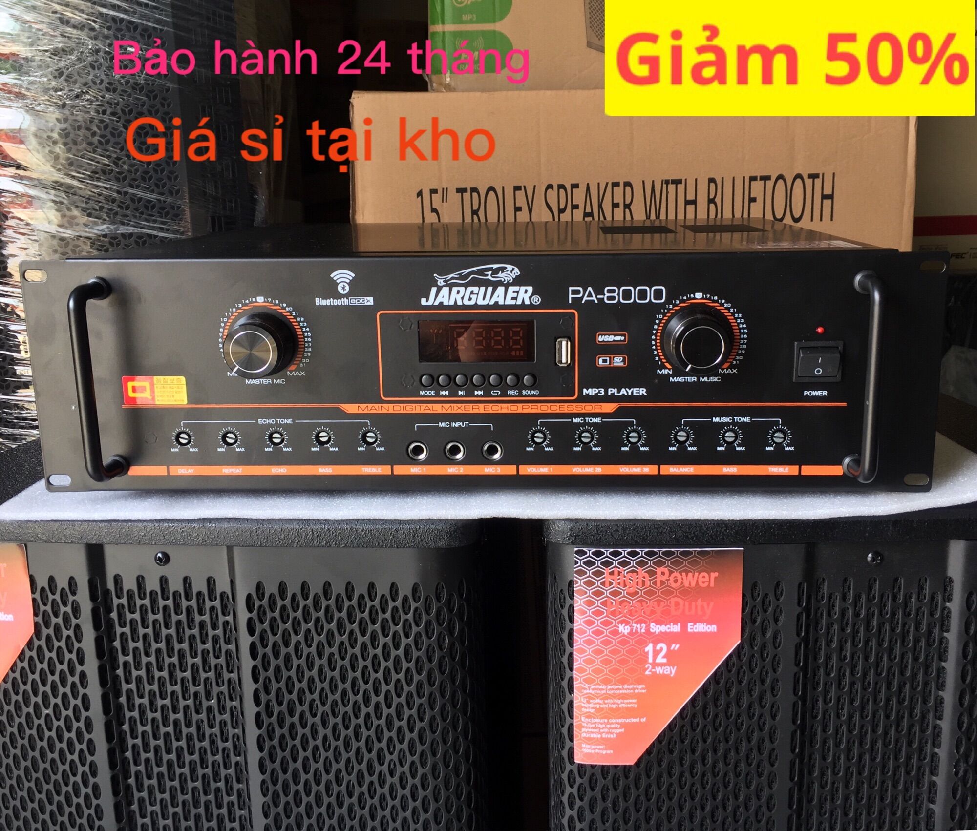 Đẩy Liền Vang JARGUAER Hàn Quốc chạy 16 sò Toshiba to có kết nối Bluetooth . Hát karaoke và nghe nhạc cực hay