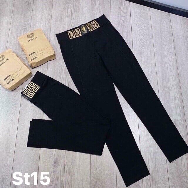 Quần legging ôm thun dẻo lưng cao