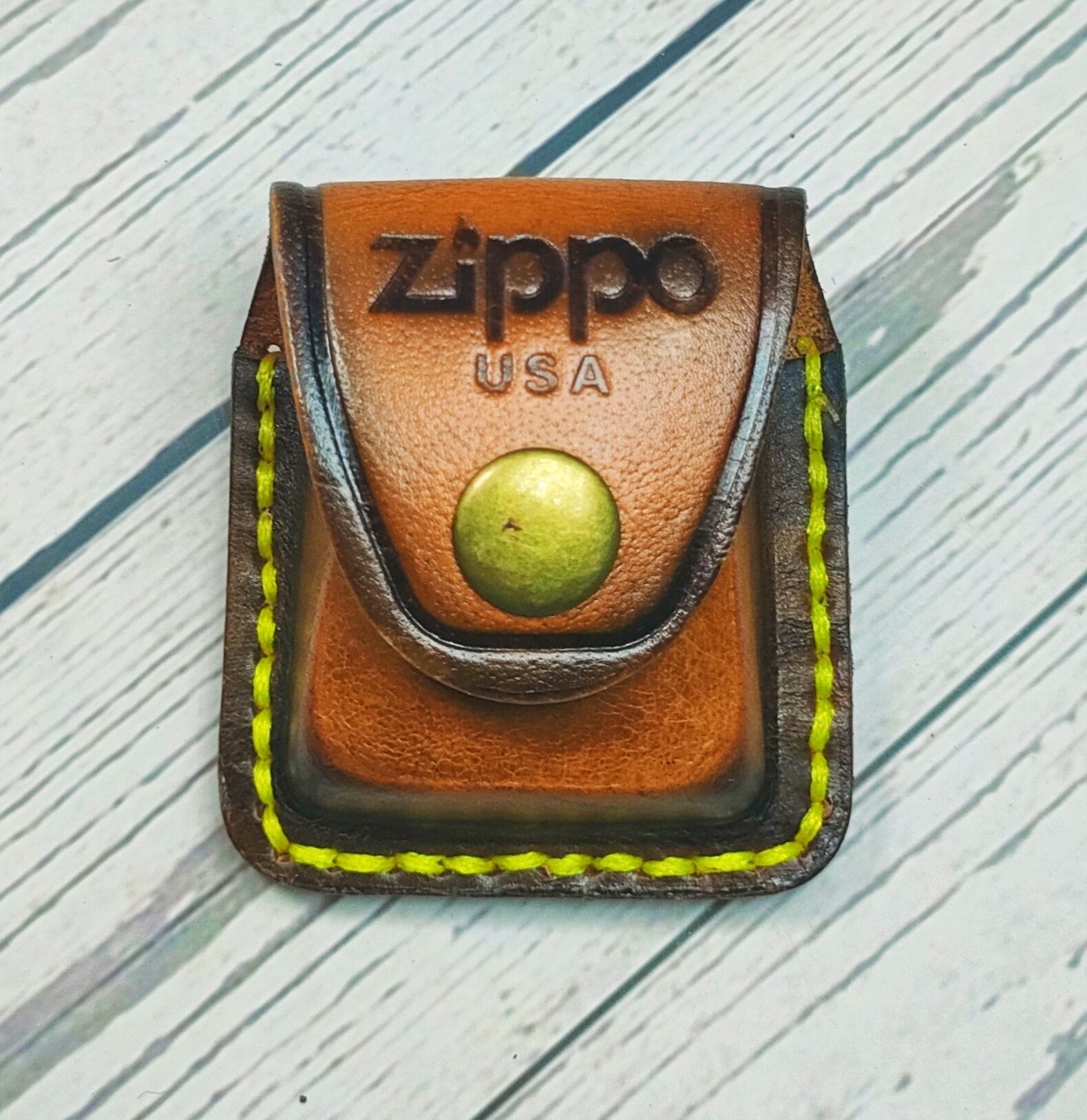 Bao da đựng Zippo, chất liệu da thật cao cấp