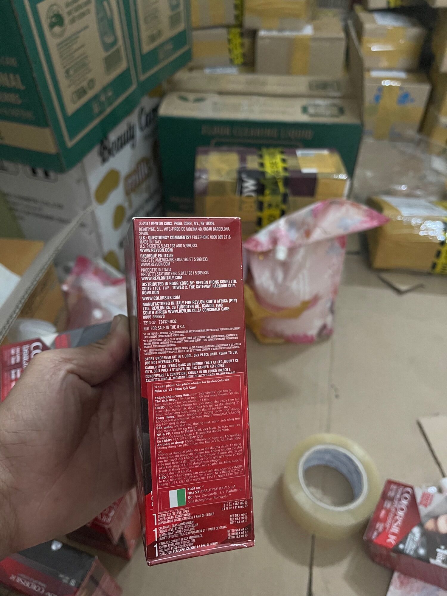 [HCM]Thuốc nhuộm tóc Revlon số 32 ( màu nâu hạt dẻ)