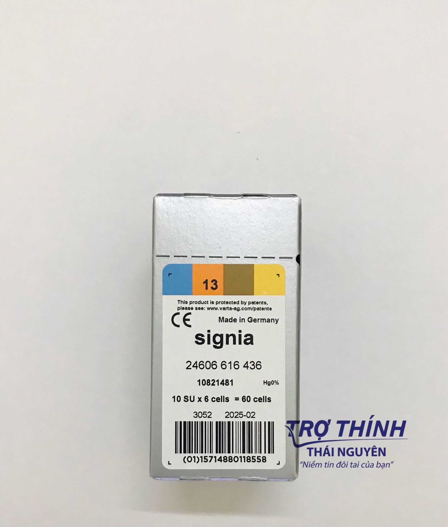 Hộp 10 vỉ Pin máy trợ thính Signia số 13