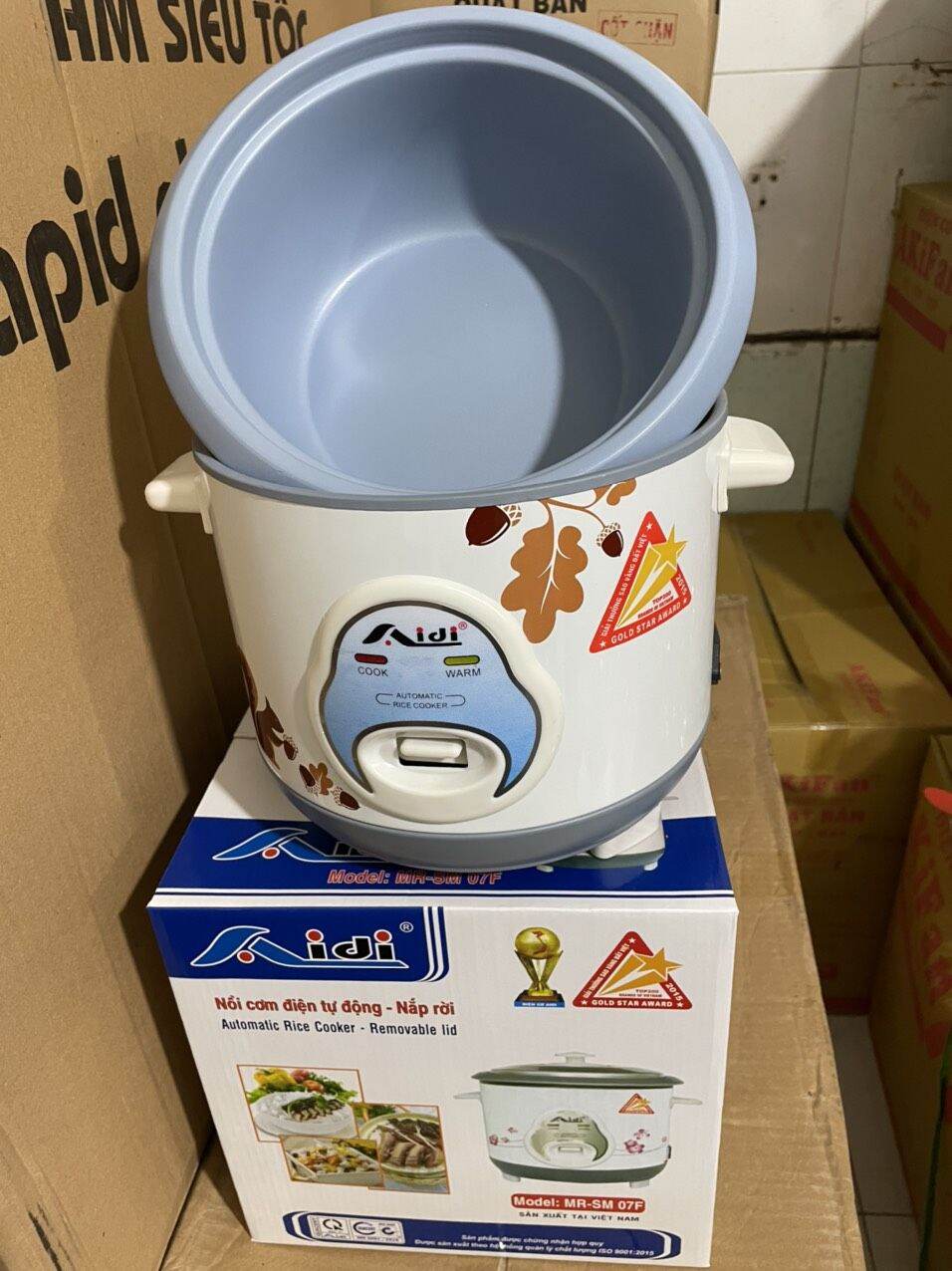Nồi cơm điện aidi 0.6l