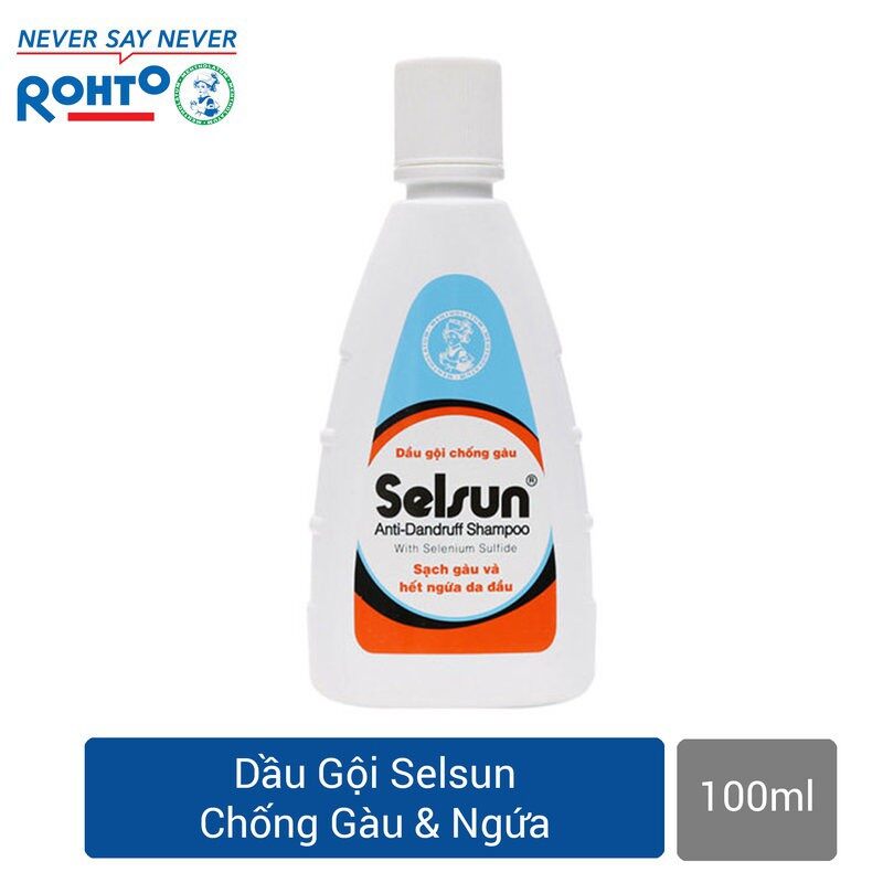 Dầu gội chống gầu và ngứa selsun 100ml.