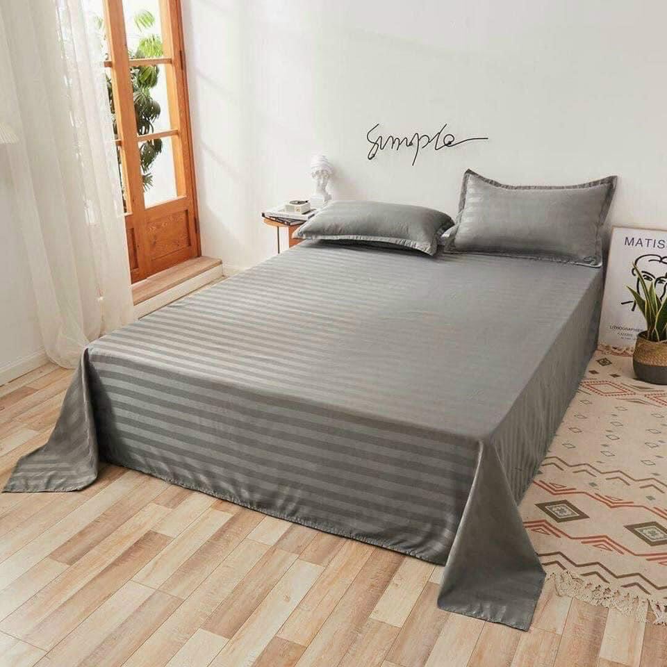 Bộ ga gối cotton 3f nhập khẩu