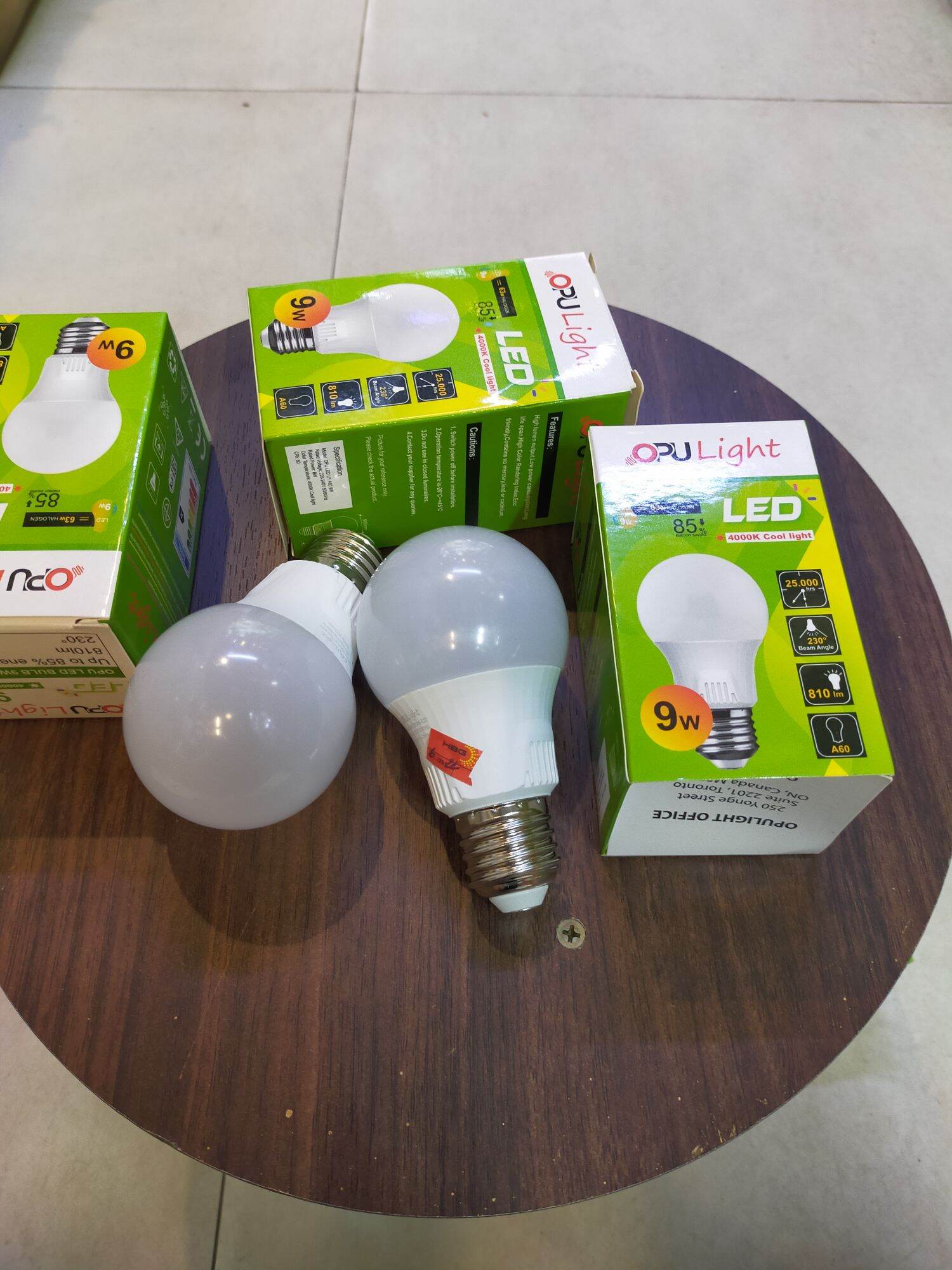 Bóng led 9w trung tính đui e27