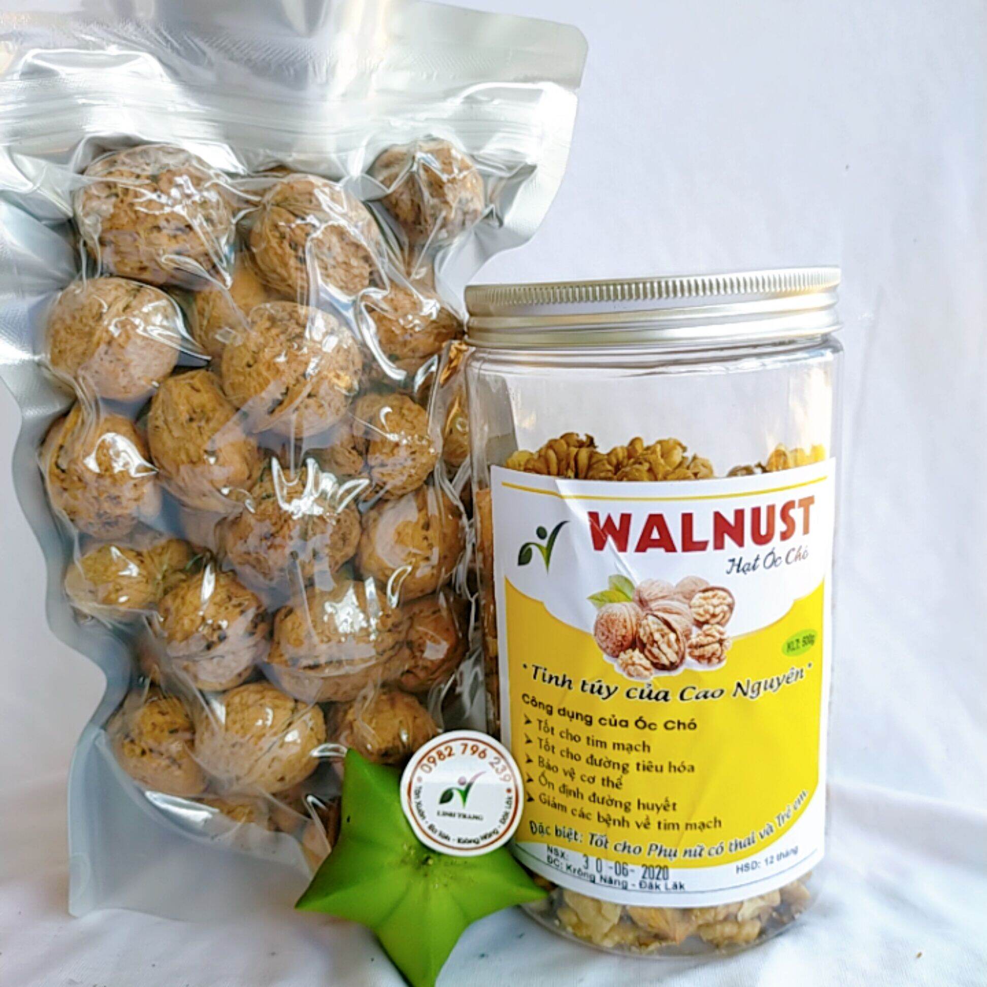 500g Nhân Óc Chó Vàng Mỹ