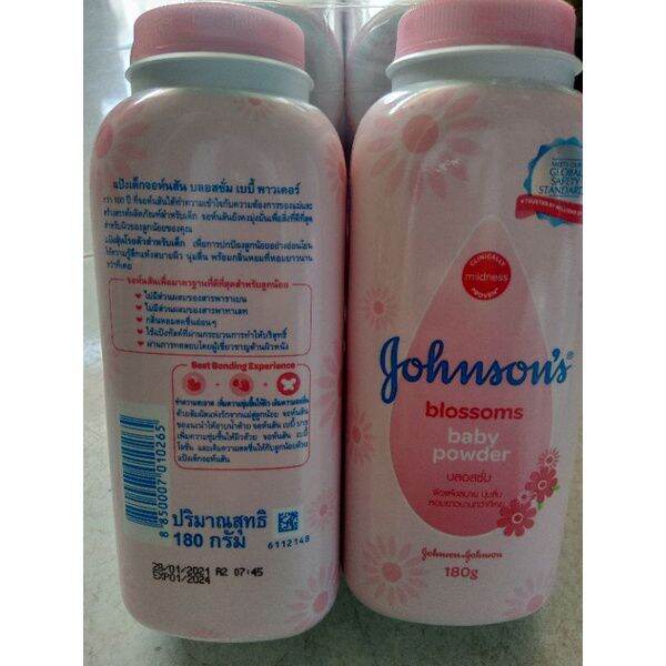 Phấn hồng Johnson's Baby 180g hàng Thái Lan