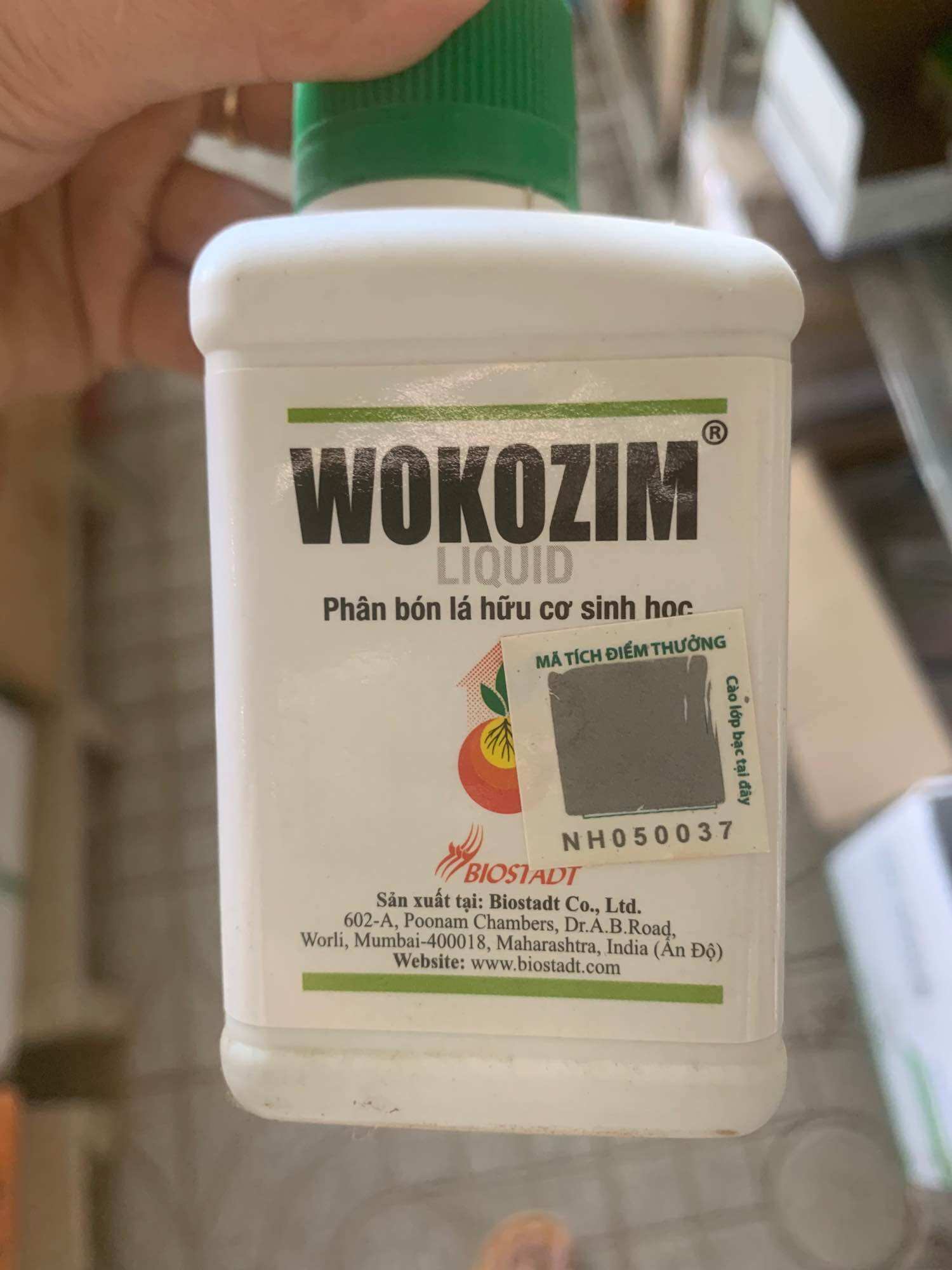 Phân bón hữu cơ sinh học wokozim
