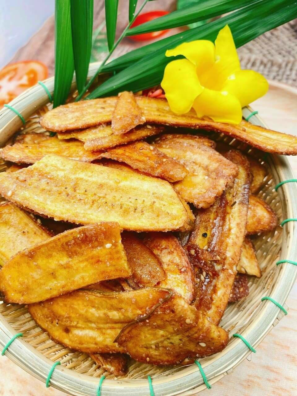 hủ PET - 250g chuối mè gừng giòn