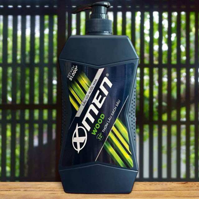 Dầu gội nước hoa xmen wood 650ml da đầu sạch sâu thơm cá tính
