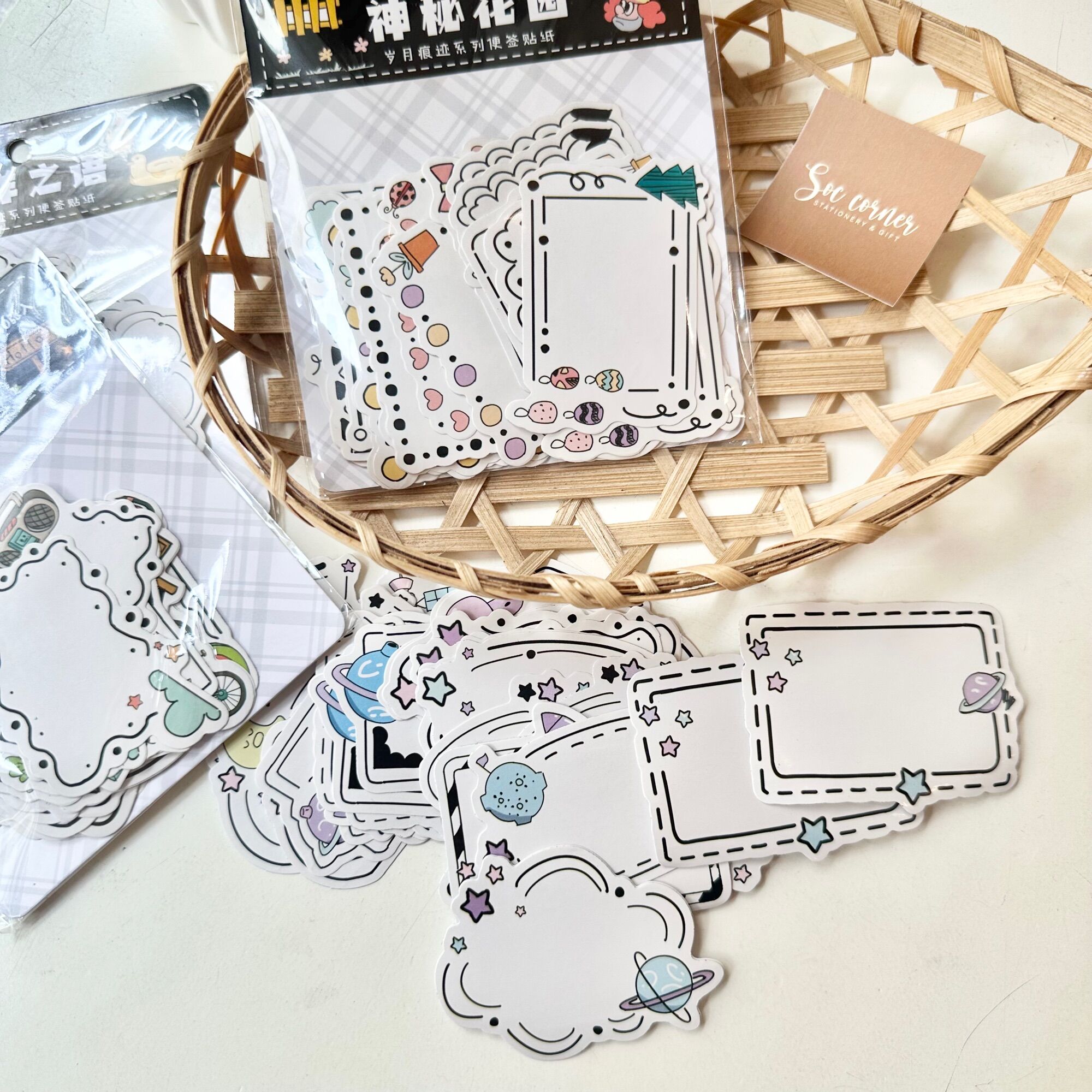 Gói Sticker dán nhãn Creative Pocket Book (40 miếng)