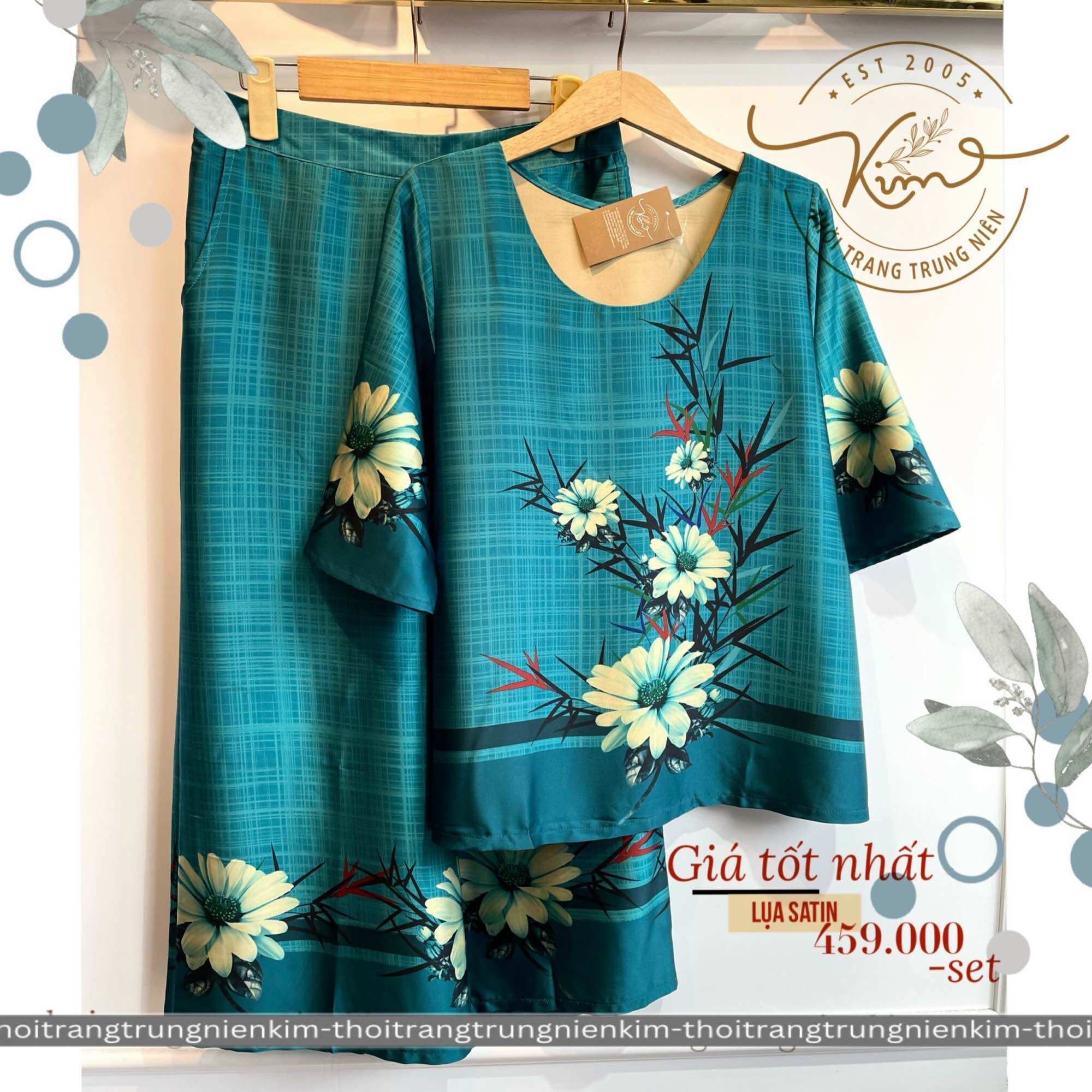*HOT HOT* Set lụa trung niên sang trọng Bigsize