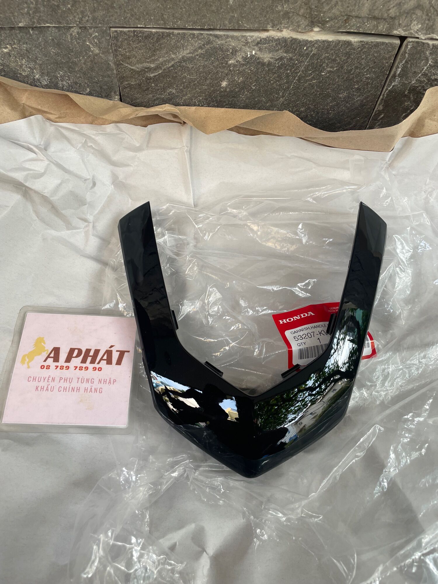 Chữ v ốp đầu xe ab thái 110