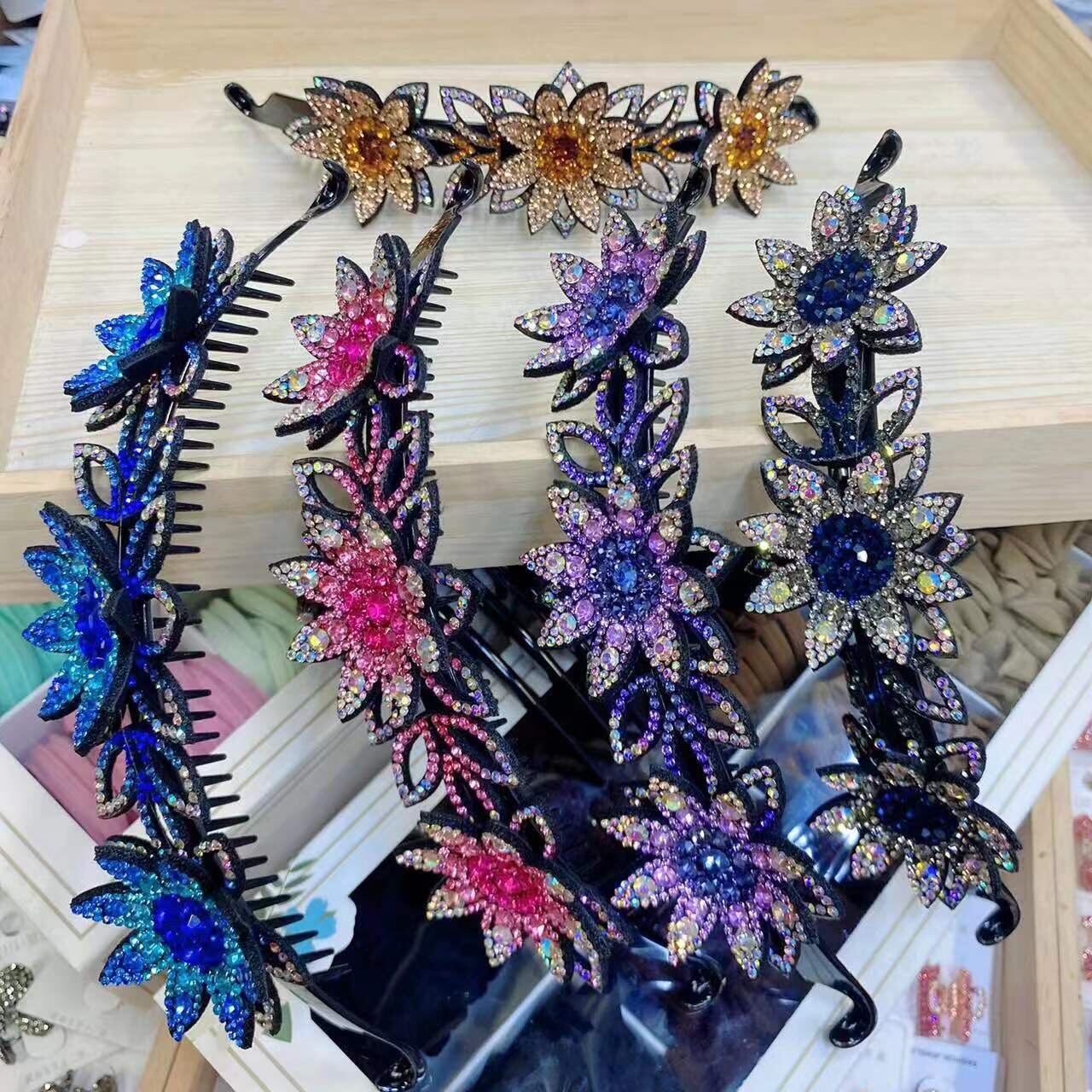 Hair Clip with High-Quality Sparkling Stones