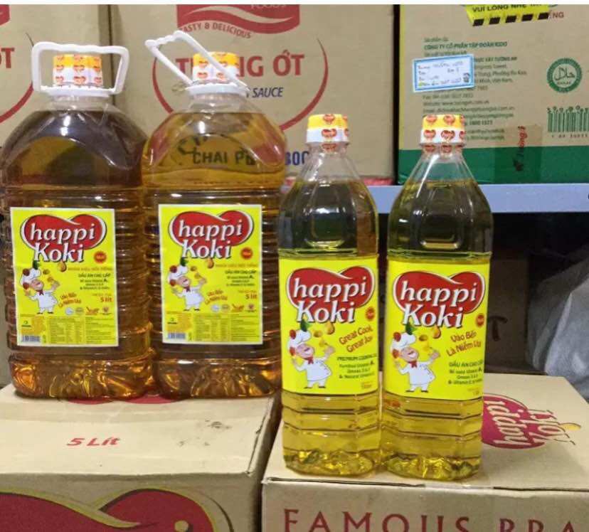 Dầu Ăn Cao Cấp Happi Koki can 5 lit giá siêu rẻ