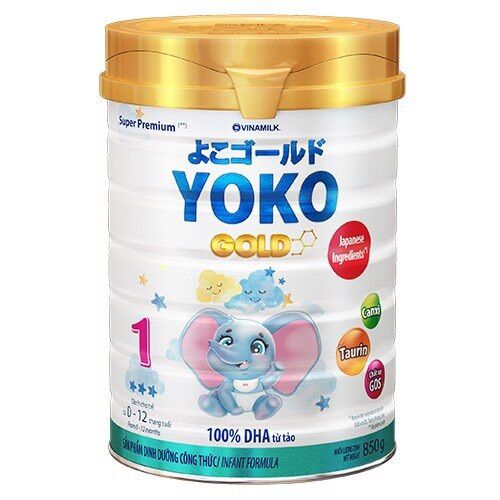 Sữa bột yoko số 1 850g