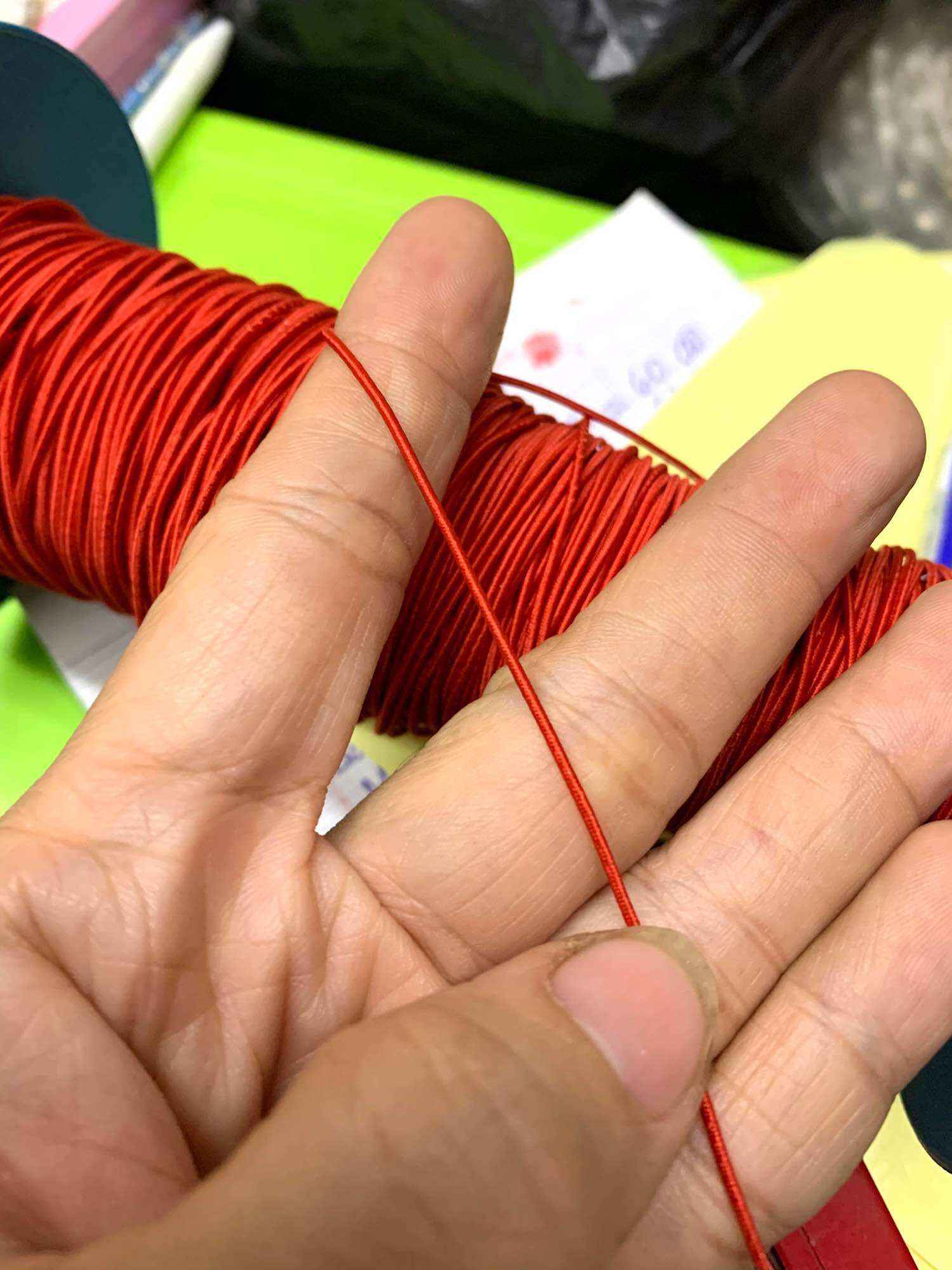 10m thun xỏ chuỗi 1mm.