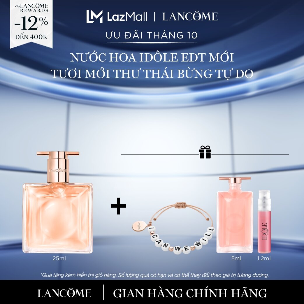 NƯỚC HOA IDOLE EDT LANCOME NGỌT THANH TƯƠI TRẺ 25ml
