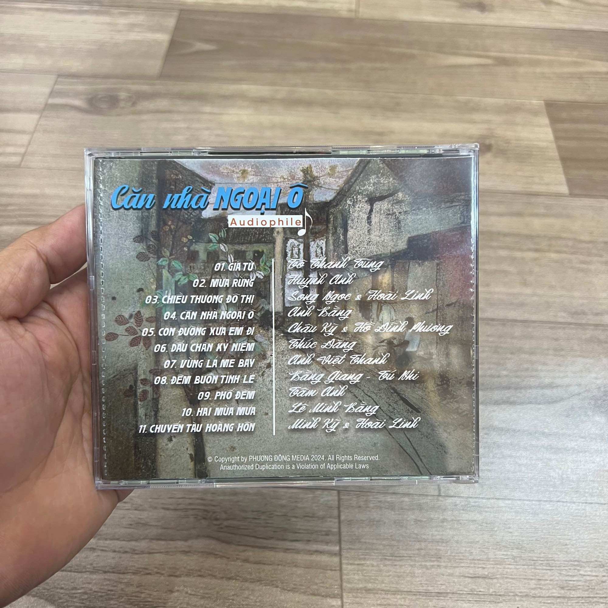 Đĩa CD Guitar cs Minh Đức - Căn nhà ngoại ô