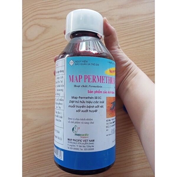 Thuốc diệt côn trùng map permethrin 50EC CHAI 1 lít