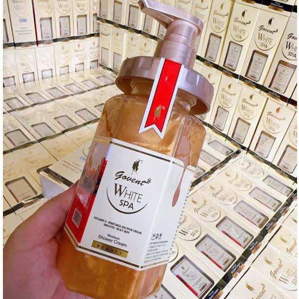 [MẪU MỚI] Sữa tắm sáng mịn da GOVENT WHITE SPA 500ml
