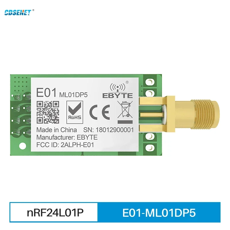 NRF24L01 Không Dây RF Module 2.4GHz Tầm Xa 20dbm SPI Phát 2.5KM Nhúng Nhà Thông Minh IoT PA LNA CDSE