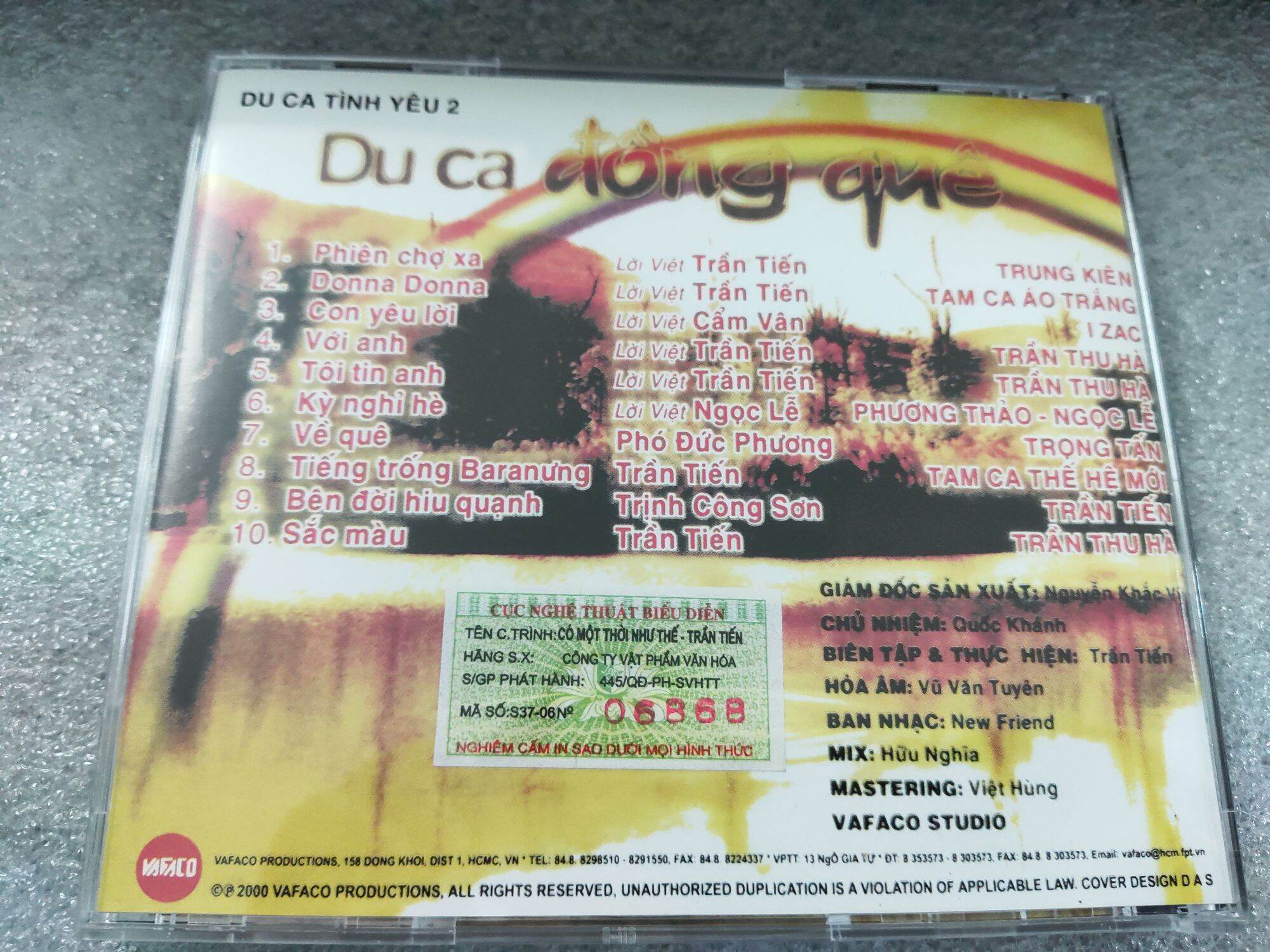 CD Trần Tiến - Du ca đồng quê