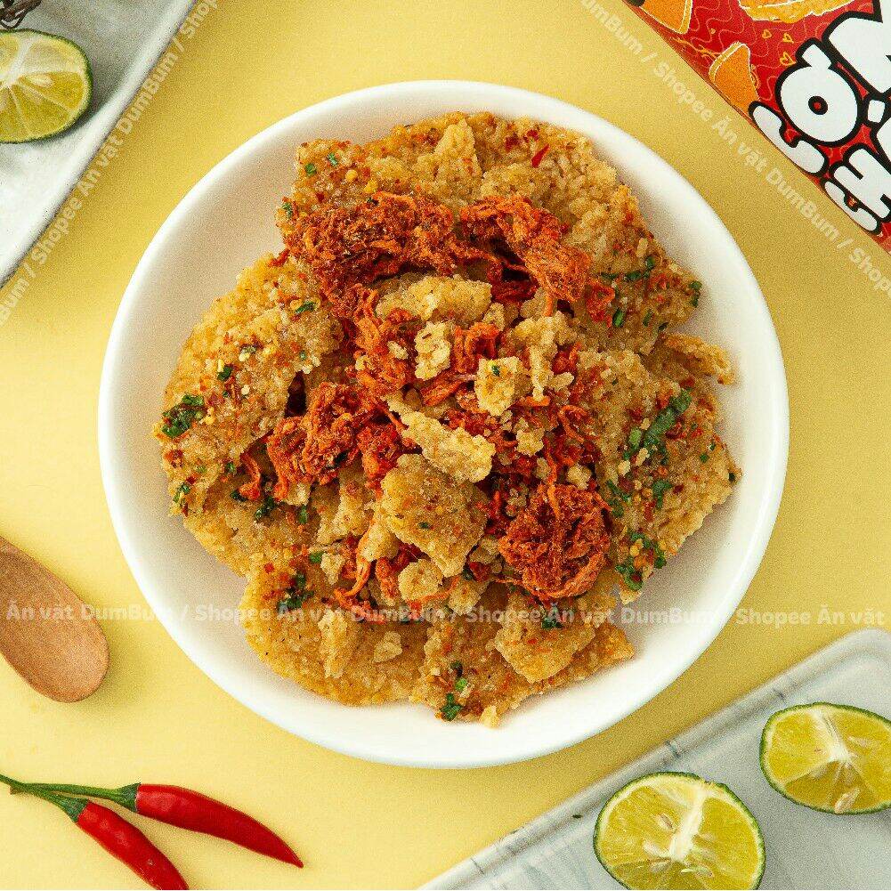cơm cháy mắm hành lắc khô bò 500g