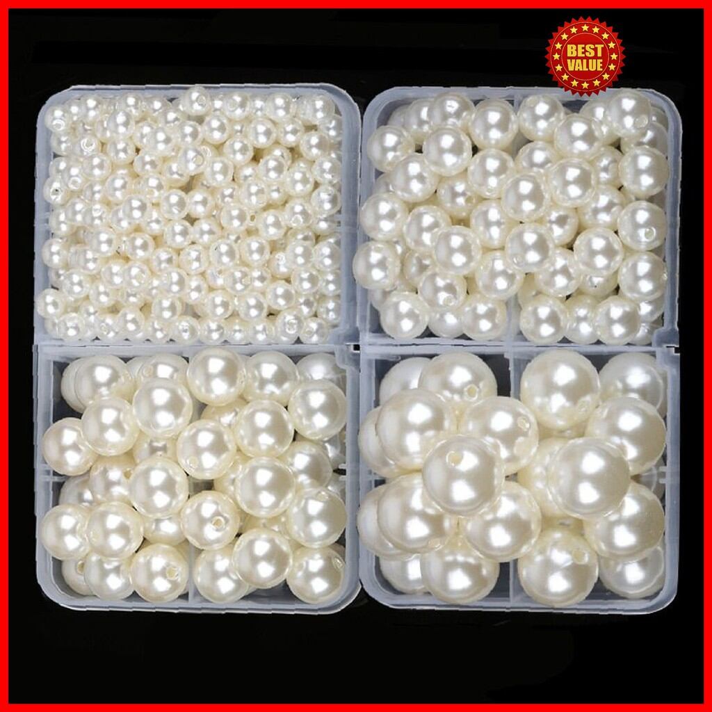1kg hạt cườm, ngoc trai có lỗ 6-12mm