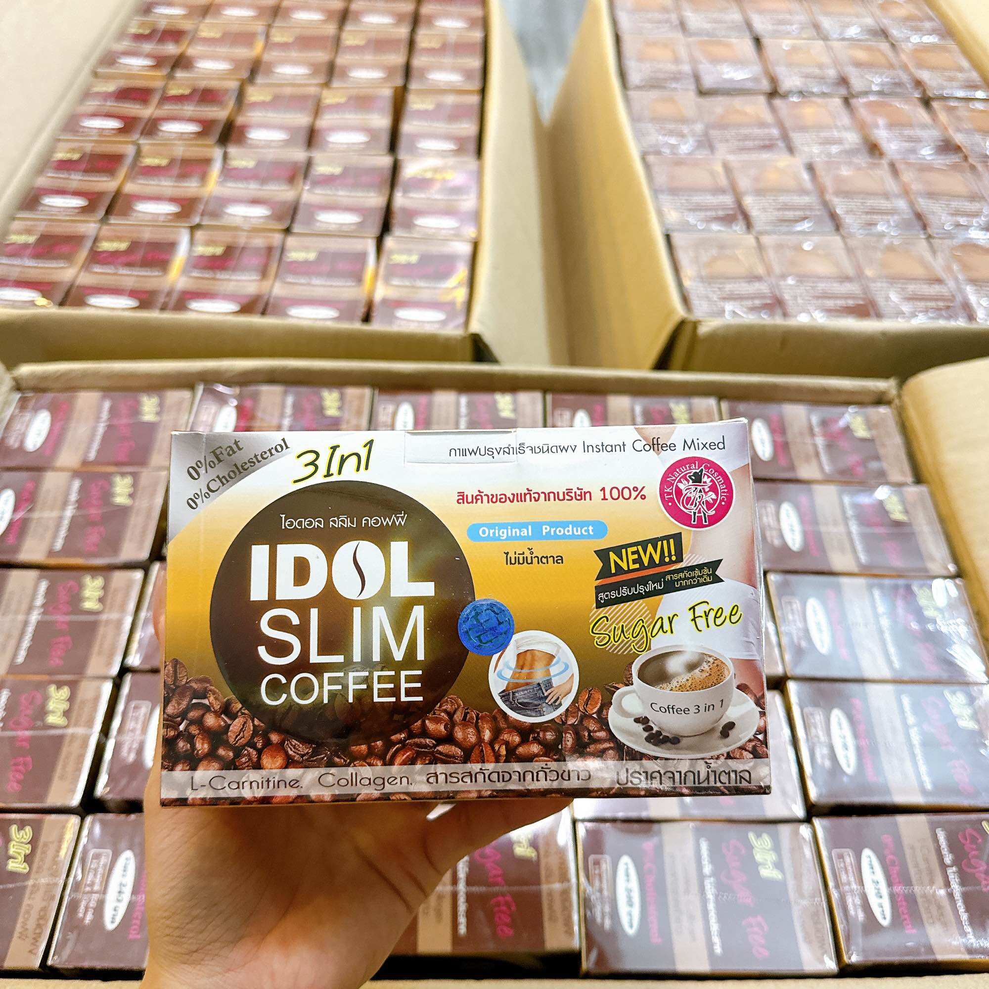 cà phê giảm cân Idol slim Thái lan hộp 10 gói