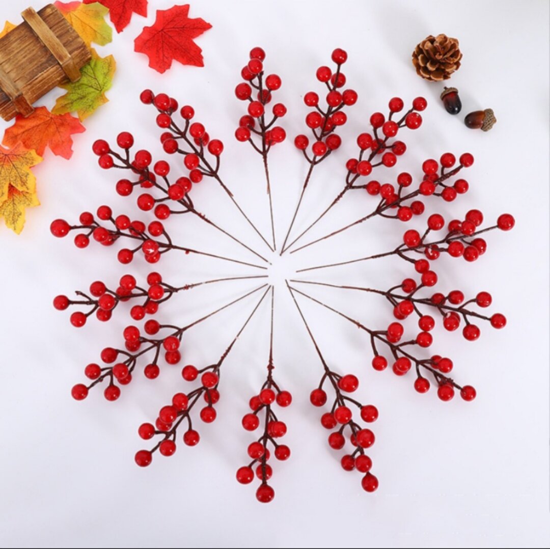 Nhánh Cherry đỏ, Nhánh Đào Đông Trang Trí