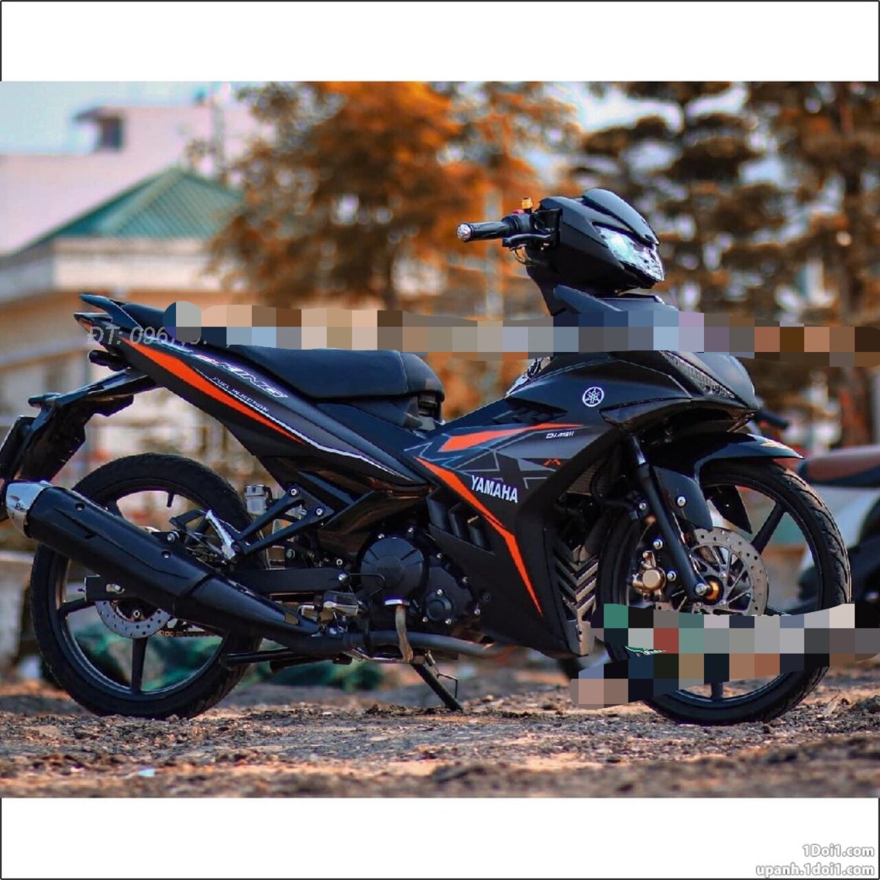 Tem rời exciter 150 đen mxking phối cam