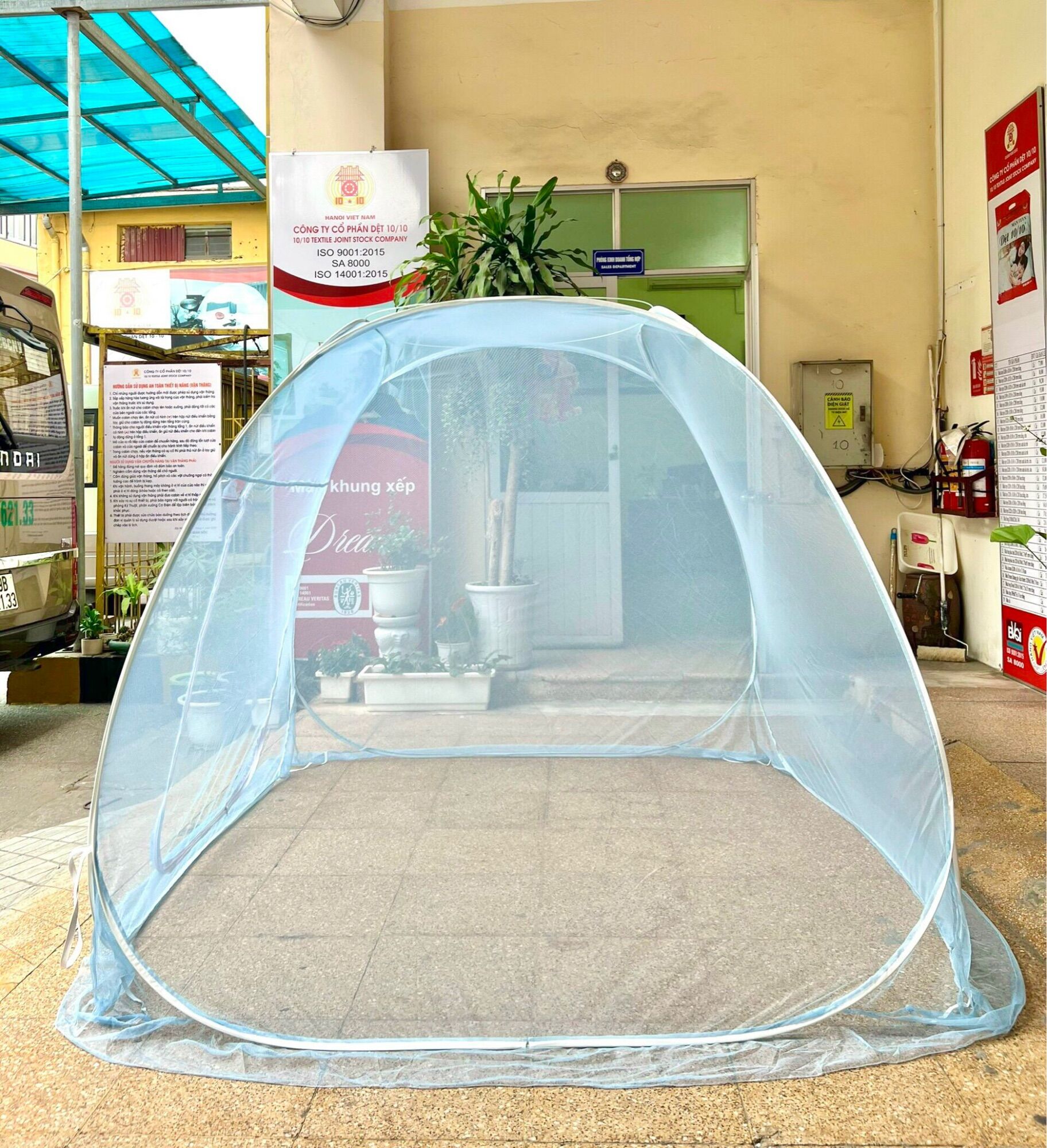 Màn Bung xanh MELODY 1m6 - 1 cửa