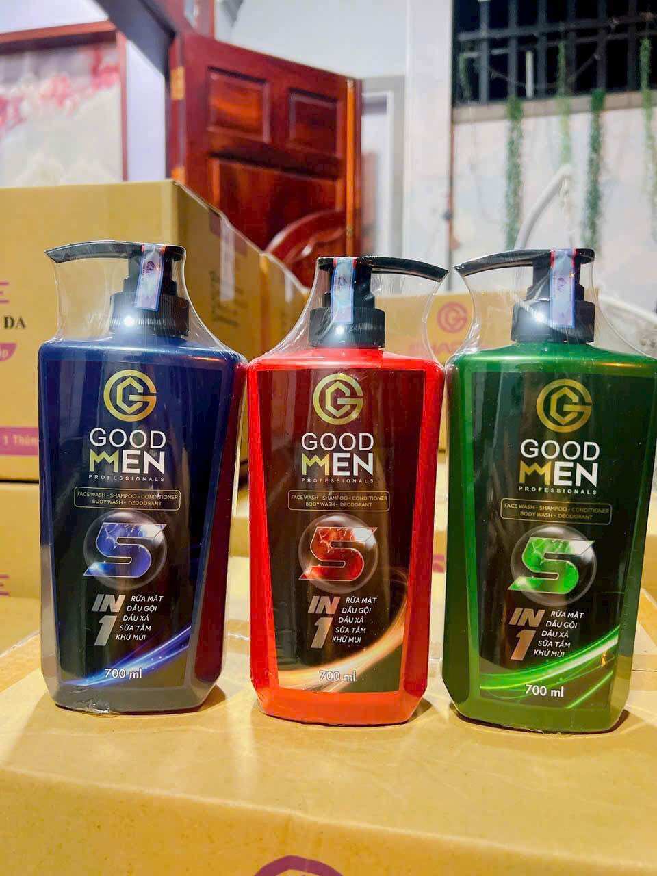 Sữa tắm goodmen xanh ngọc 700ml