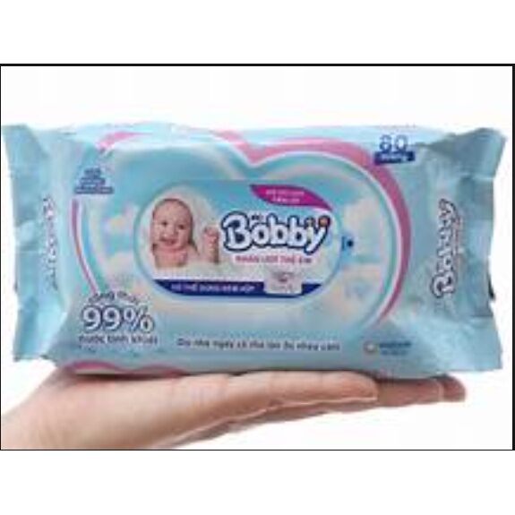 Combo 10 gói khăn ướt Bobby (100tờ)