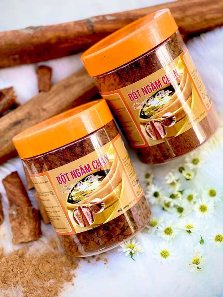 Bột quế ngâm chân 500gram-hương quế trà bồng