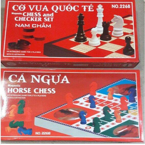 Cờ vua, cờ cá ngựa có nam châm