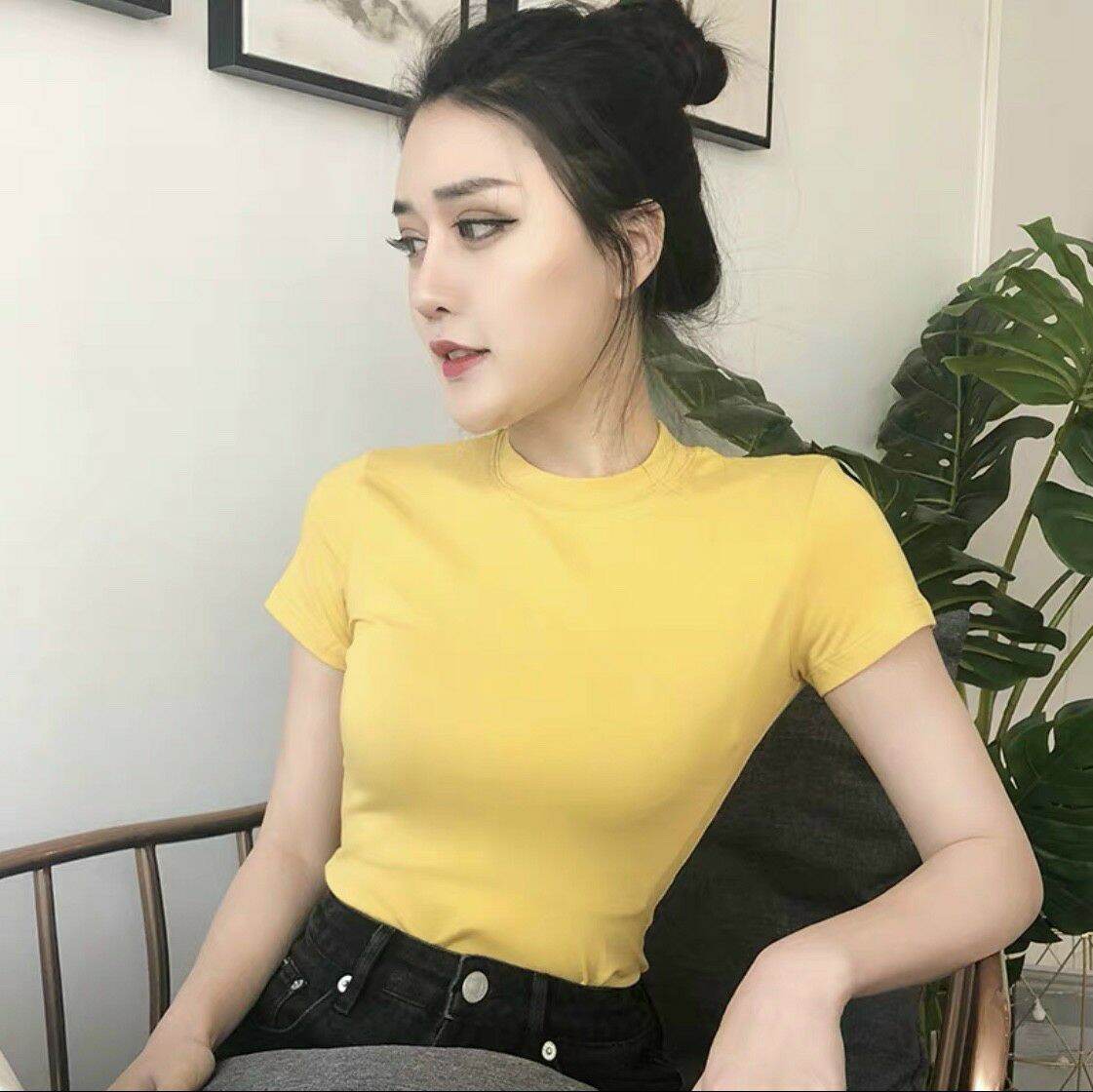ÁO CROPTOP CỔ TRÒN