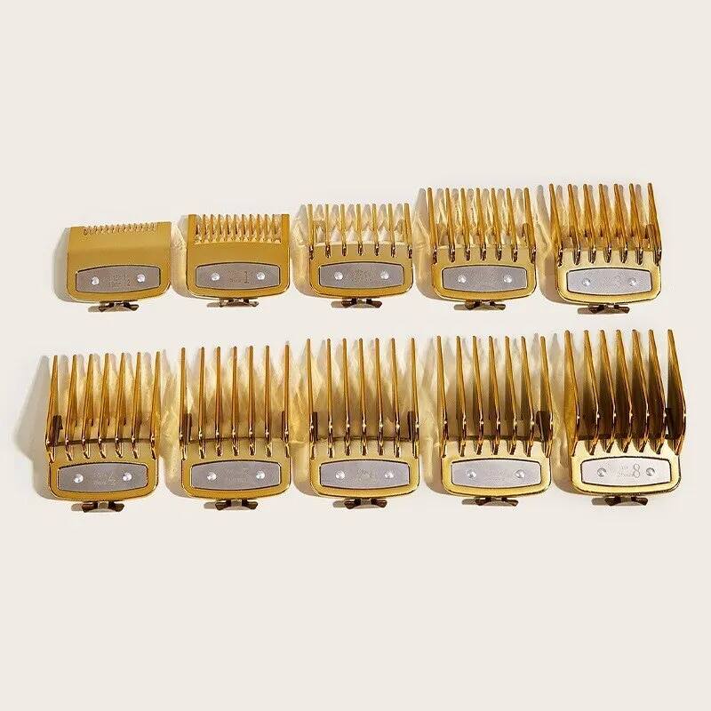 10pcs chuyên nghiệp tóc clipper giới hạn hướng dẫn lược cho wahl tông đơ phổ cắt hướng dẫn lược tóc clipper phụ kiện
