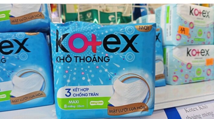 Băng Vệ Sinh Kotex Maxi Không cánh 8 miếng