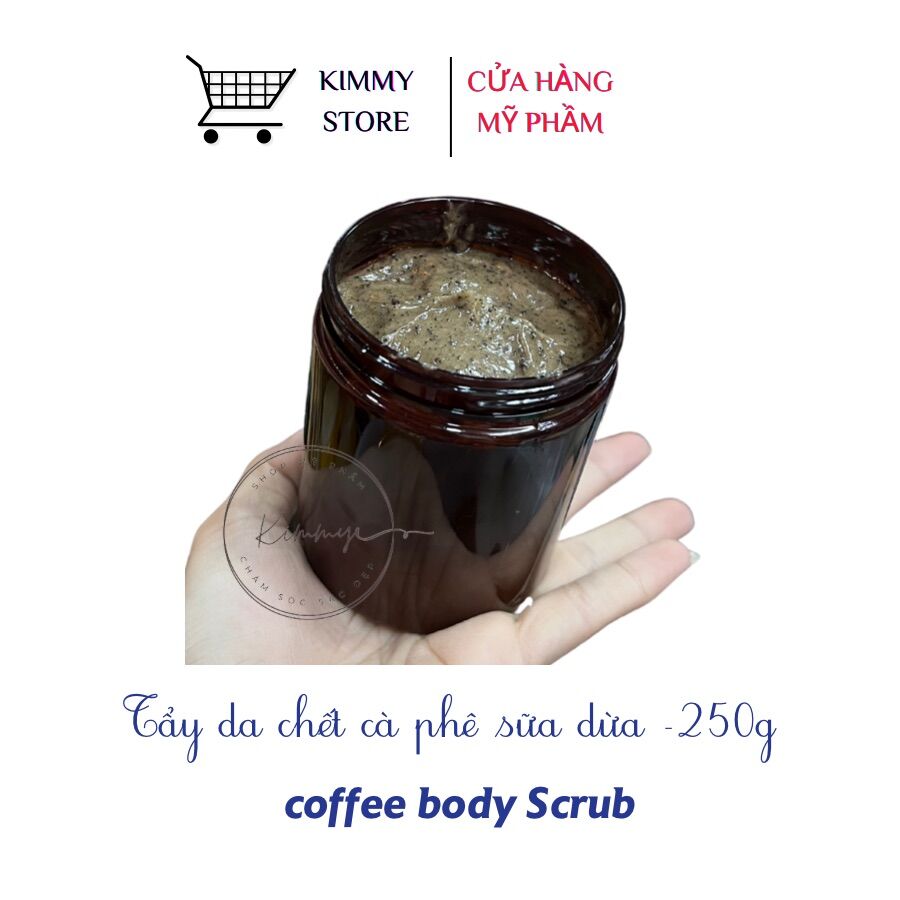 Lẻ hộp 500g tẩy tế bào cà phê sữa dừa