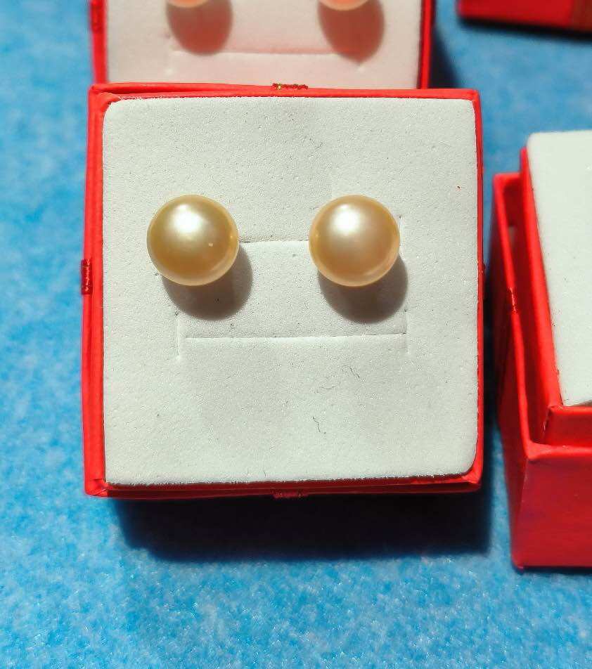 Bông tai ngọc trai nuôi từ 9mm