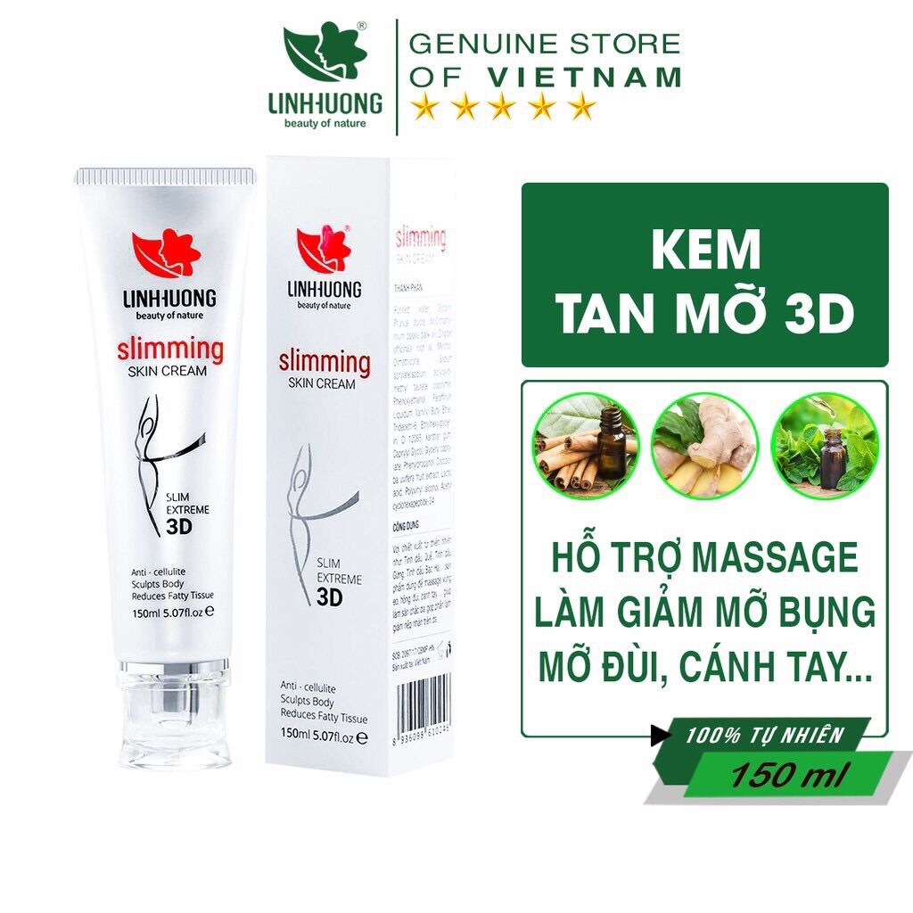 Kem tan mỡ 3D linh hương Date mới (Chính hãng)