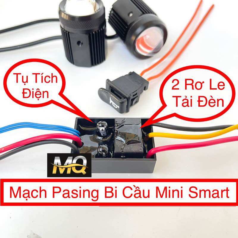 Mạch pasing trợ sáng bi cầu smart auto 10 chế độ mạch passing tự động bi cầu 2 mầu chip mini l2