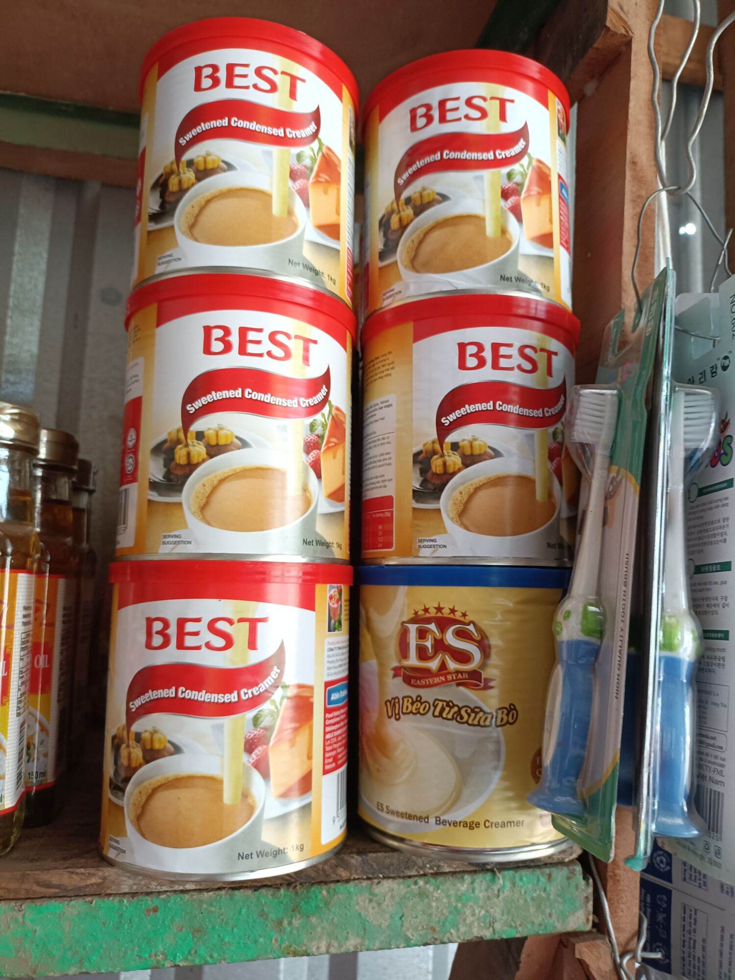 Hộp sữa đặc best 1kg