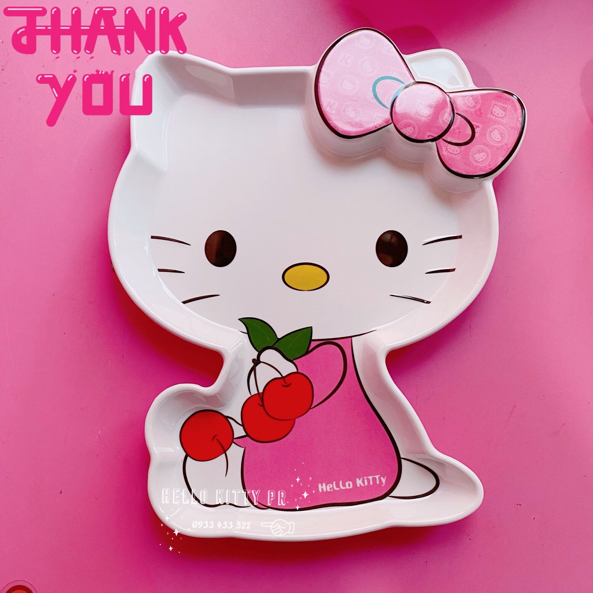 Chén dĩa 3D Hello Kitty