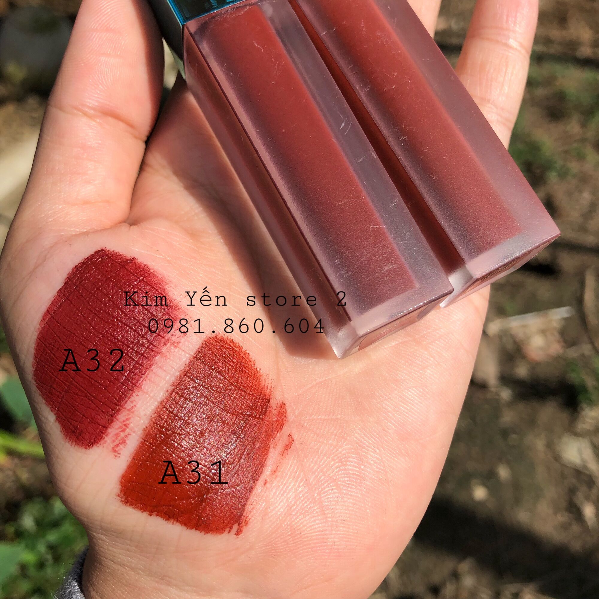 Son A31 A32 đỏ nâu - đỏ đất