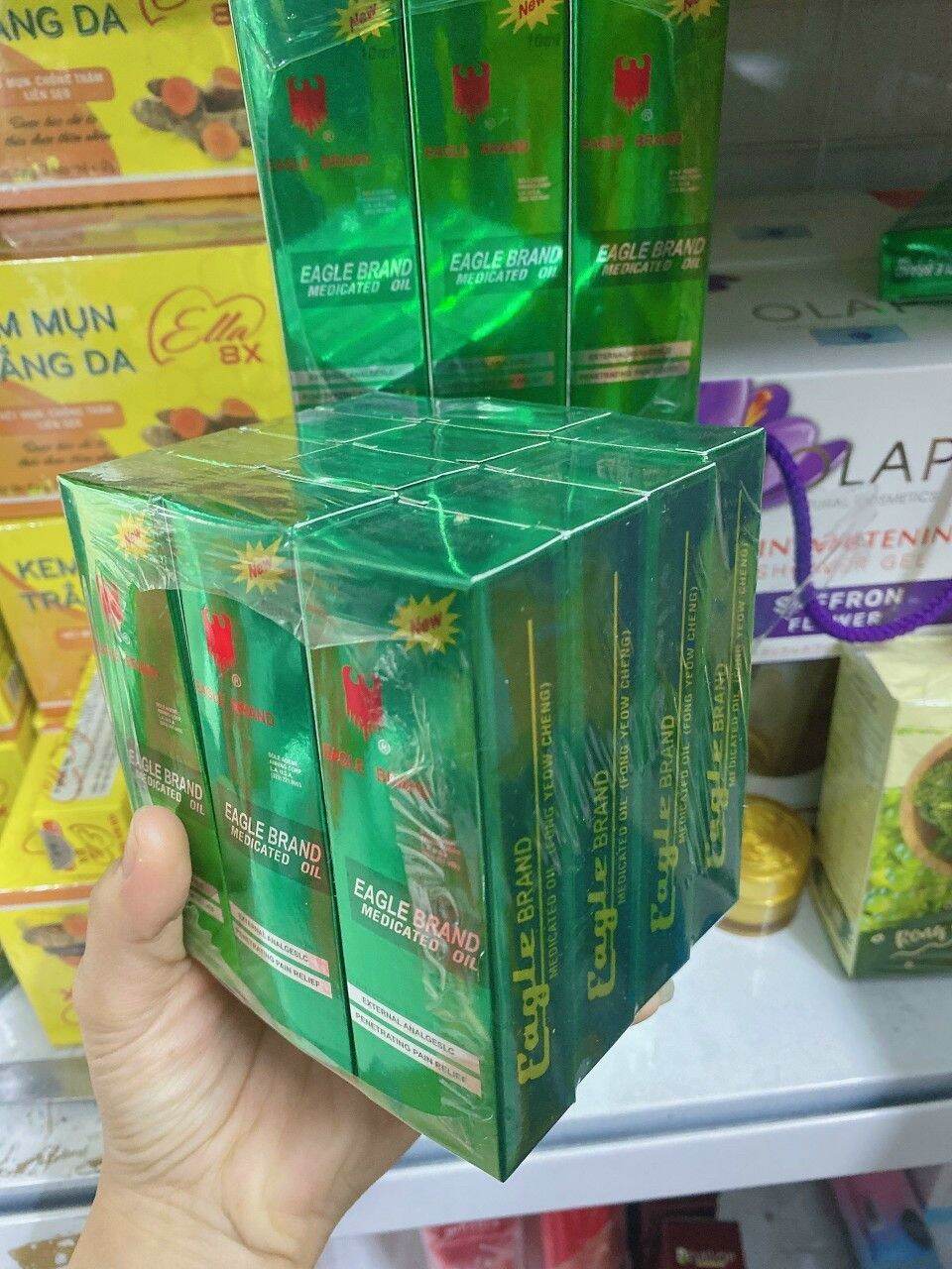 [HCM]3 CHAI DẦU GIÓ DẠNG LĂN SINGAPORE HIỆU CON Ó 10ML ( CAM KẾT CHÍNH HÃNG 100% )