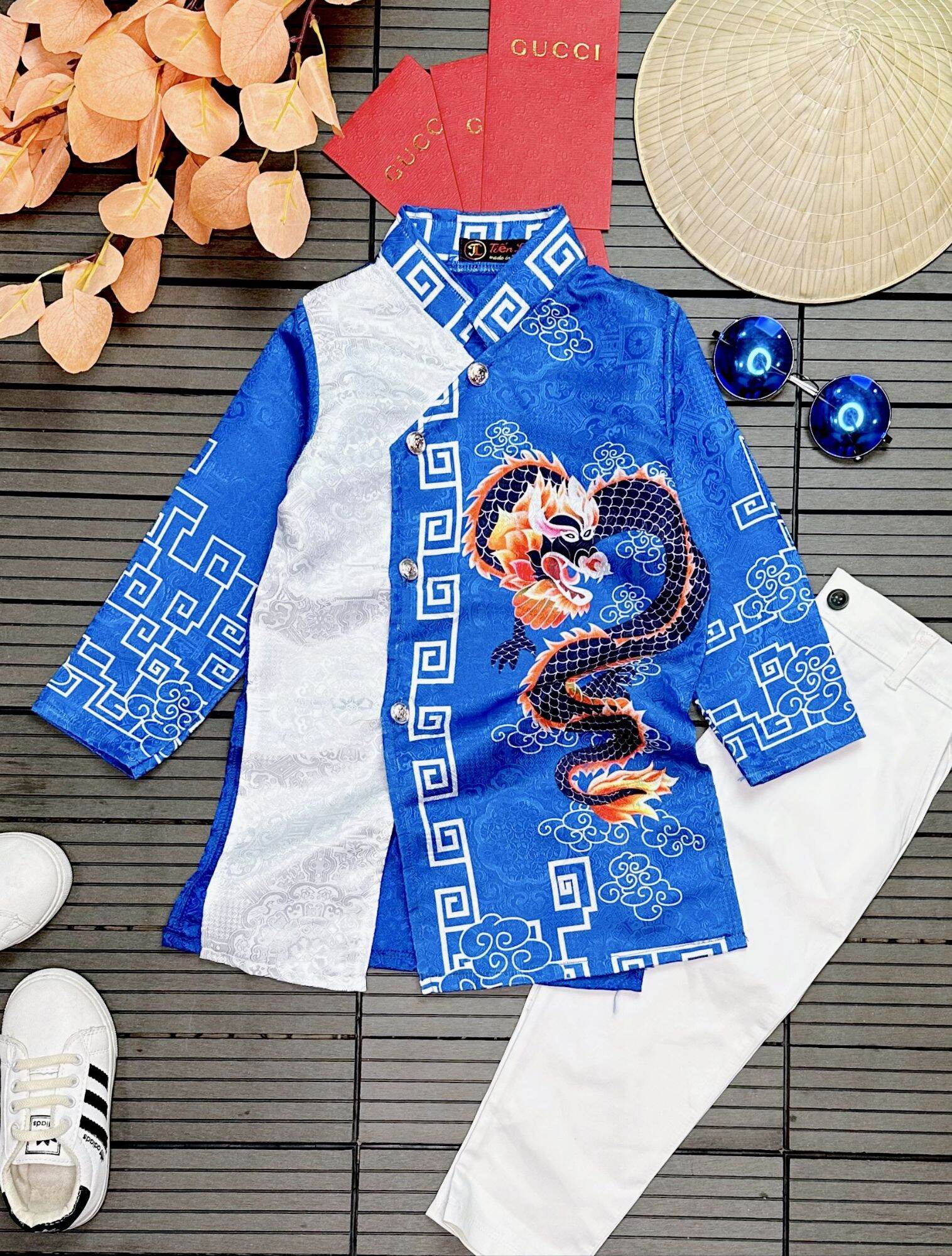 Áo Dài Cách Tân Gấm Thượng Hải
